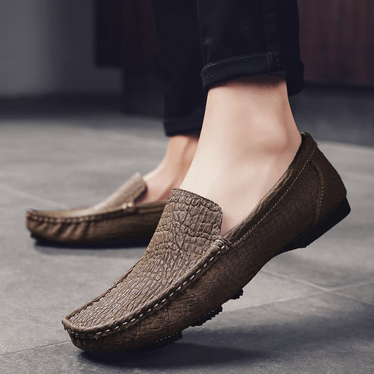 Casual Hand Stitched Leather Shoes - Outfit Emporium