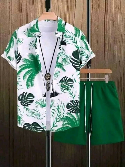 Beach Style Short Sleeve Shirt Men's Suit - Outfit Emporium