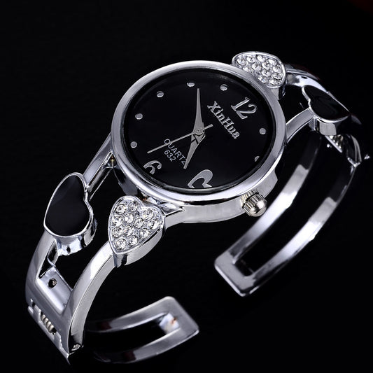 Women's set diamond British watches - Outfit Emporium