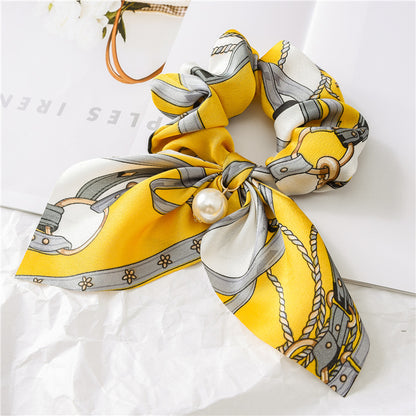 Women's Hair Knot Knotted Big Bow Hair Rope