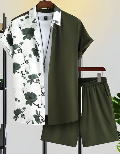 Beach Style Short Sleeve Shirt Men's Suit - Outfit Emporium