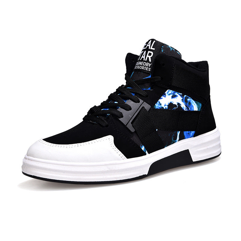 Camouflage High-Top Lace-Up Shoe - Outfit Emporium
