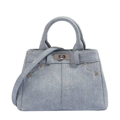 Women's Personalized Commuter Denim Handbag - Outfit Emporium