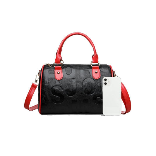 Authentic Leather Tactile Feel Large-capacity Crossbody Bag - Outfit Emporium