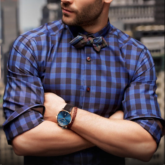 Olevs Men's Waterproof Auto Date Quartz Wristwatch - Outfit Emporium