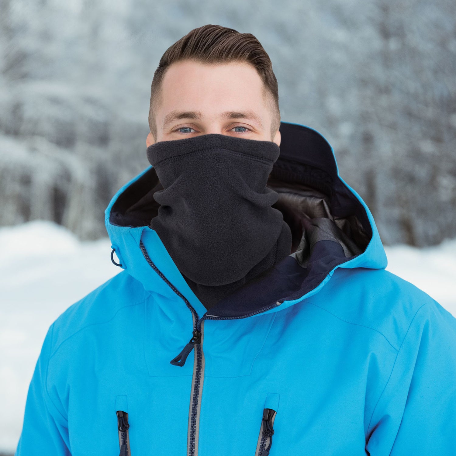 Winter Fleece Face Mask Scarf - Outfit Emporium