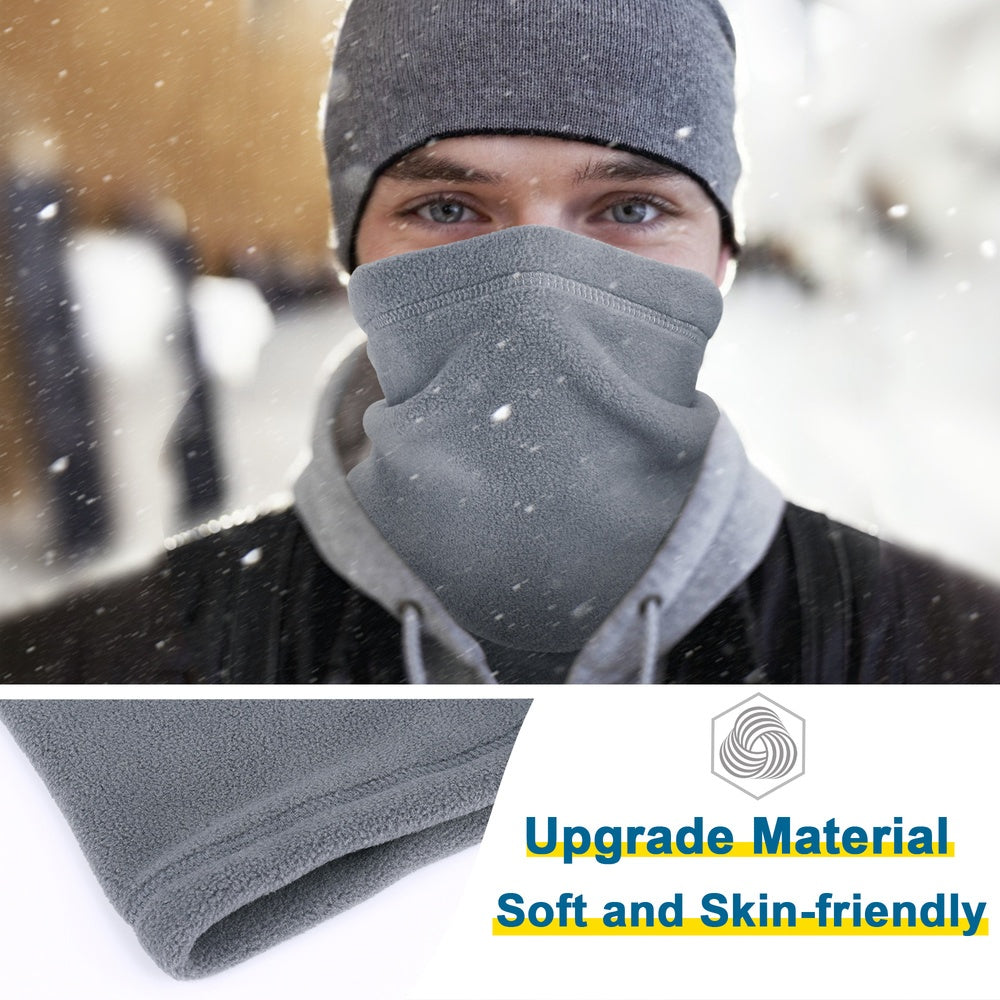 Winter Fleece Face Mask Scarf - Outfit Emporium