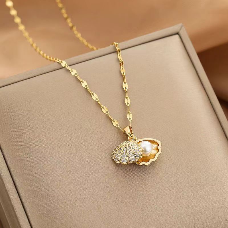 Women's Fashion Ocean Series Shell Shape Necklace