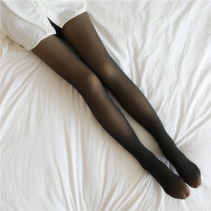 Translucent Fleece Lined Tights - Outfit Emporium