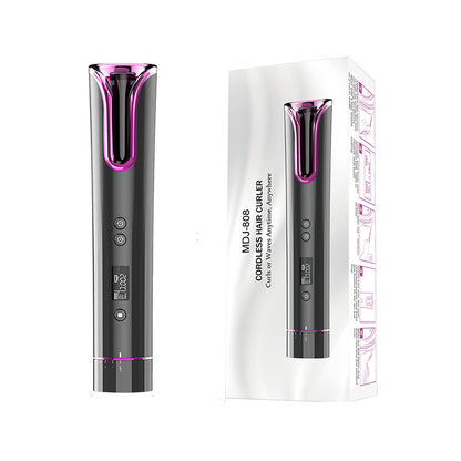 Automatic Hair Curler USB Cordless Wireless Auto Ceramic Curling Iron Hair