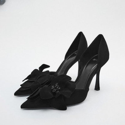 Women's Pointed Toe Beautiful Pumps Stiletto Heel - Outfit Emporium