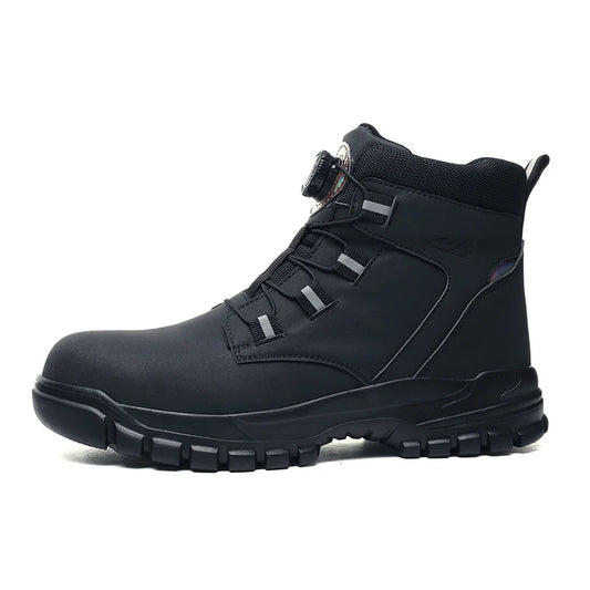 Men Indestructible Steel Toe Work Boots - Outfit Emporium