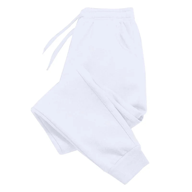 Solid Color Pants Men's Elastic Waist Running Pants Soft Sports Gym Pants Casual Fitness Long Pants Outdoors HIP HOP Pants - Outfit Emporium