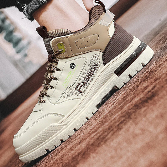 Men Vulcanized Outdoor Soft Sole Sneakers - Outfit Emporium