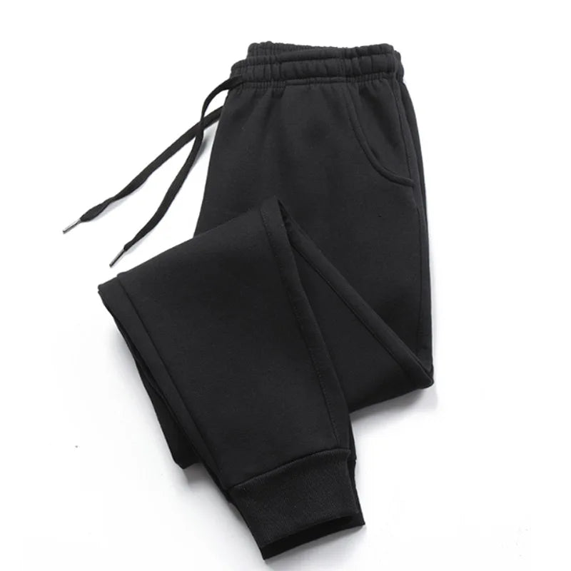 Solid Color Pants Men's Elastic Waist Running Pants Soft Sports Gym Pants Casual Fitness Long Pants Outdoors HIP HOP Pants - Outfit Emporium