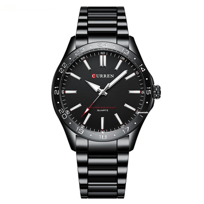 Carryan Men's Steel Belt Quartz Watch