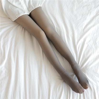 Translucent Fleece Lined Tights - Outfit Emporium