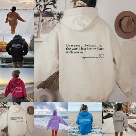 Kangaroo Pocket Drawstring Printed Hoodie - Outfit Emporium