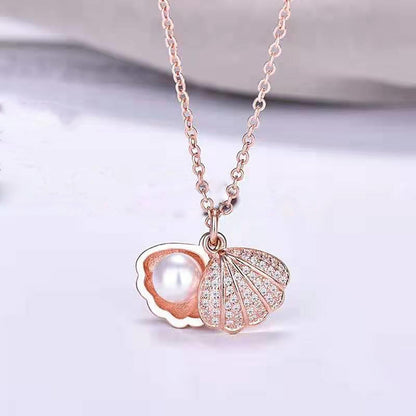 Women's Fashion Ocean Series Shell Shape Necklace