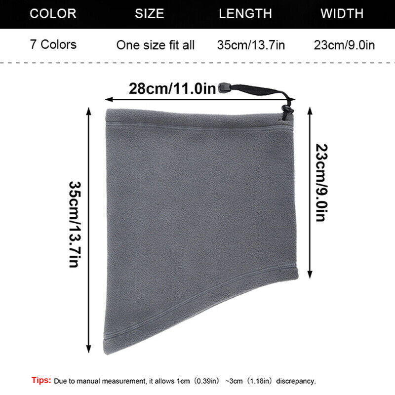 Winter Fleece Face Mask Scarf - Outfit Emporium