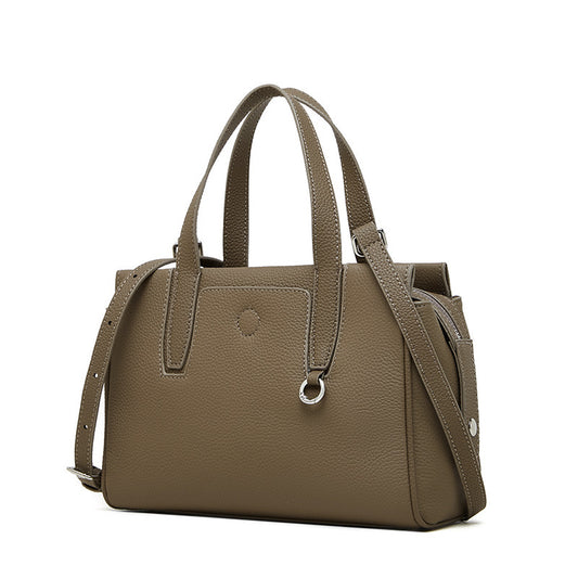 Cowhide Portable Large-capacity Crossbody Bag - Outfit Emporium